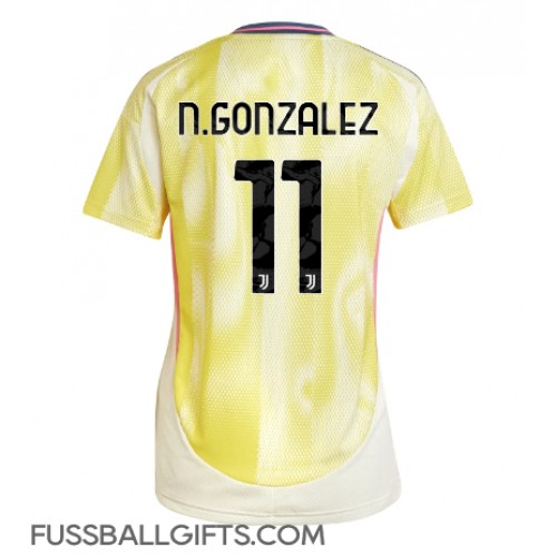 Juventus Nicolas Gonzalez #11 Fußballbekleidung Auswärtstrikot Damen 2024-25 Kurzarm